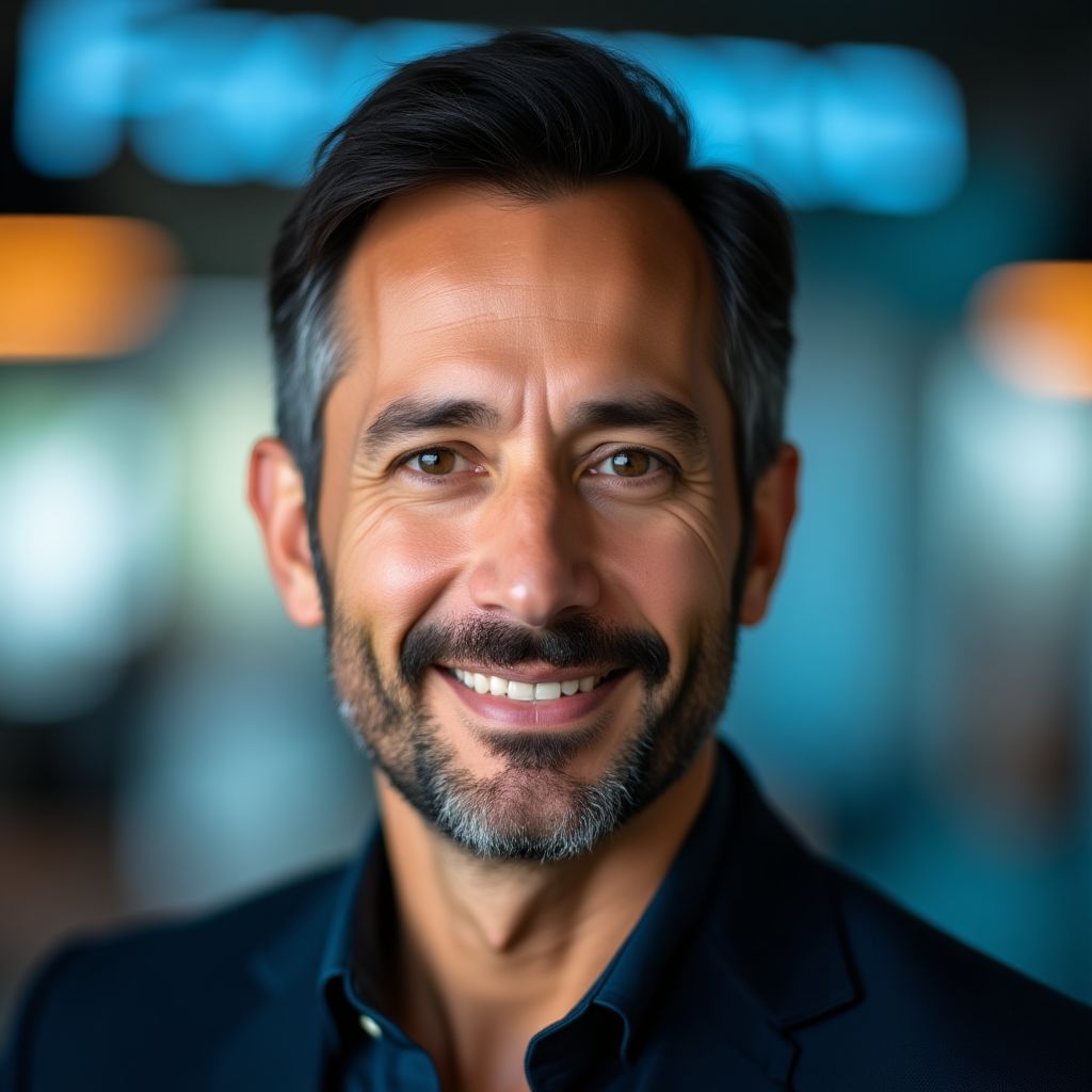 Retrato de Alejandro Vargas, CEO.